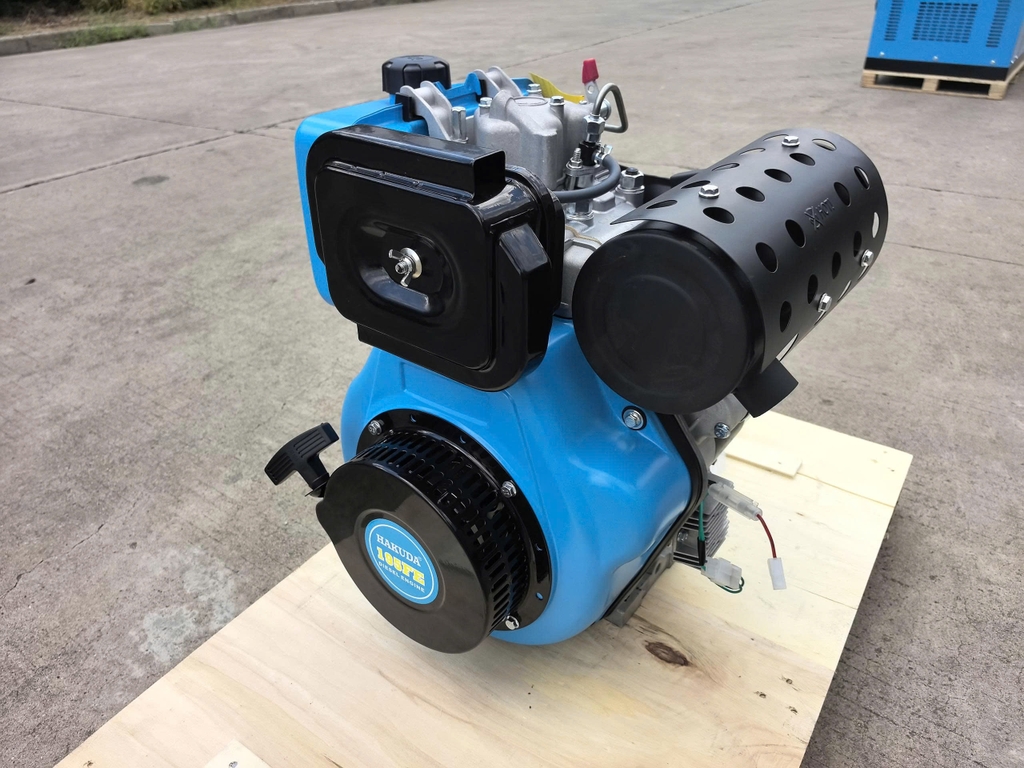 Động cơ dầu Hakuda HKD195FE 15HP có đề