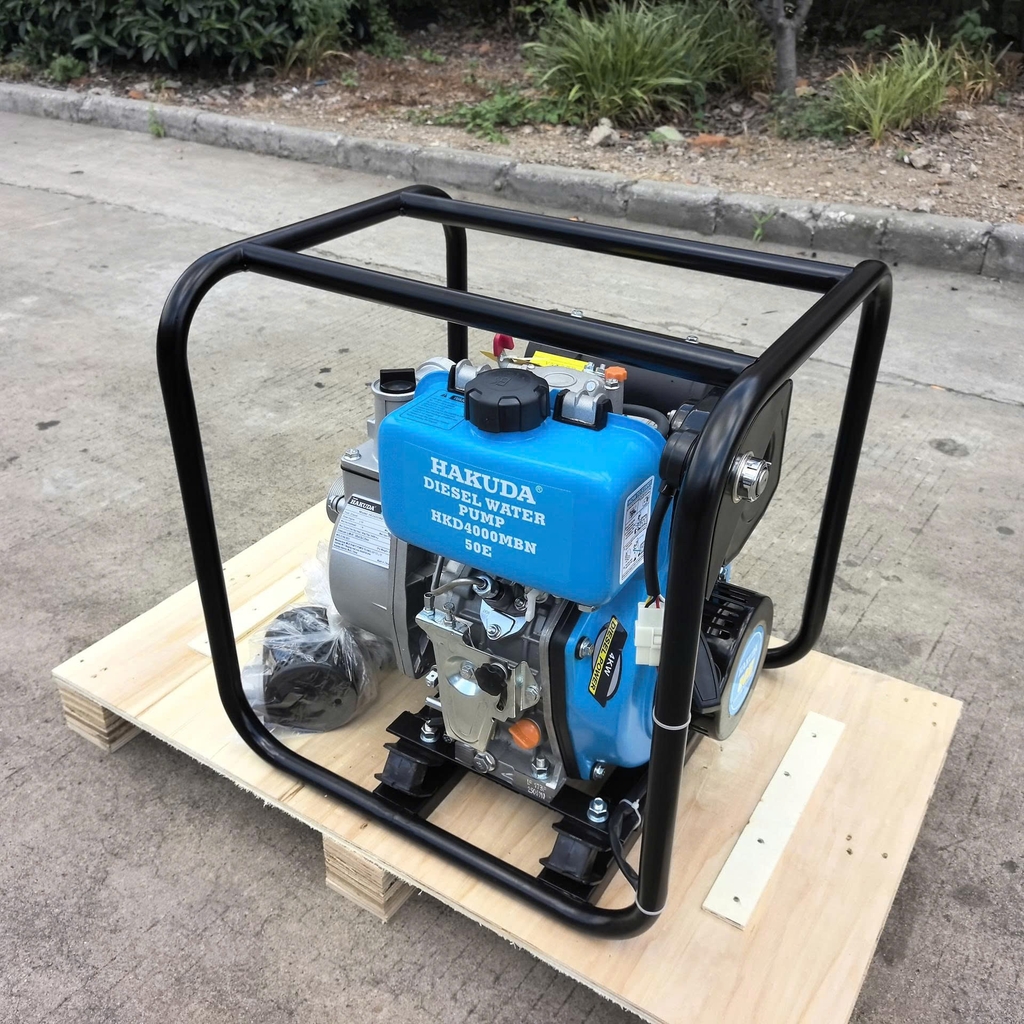 Máy bơm nước chạy dầu 4kW HAKUDA HKD4000MBN50E