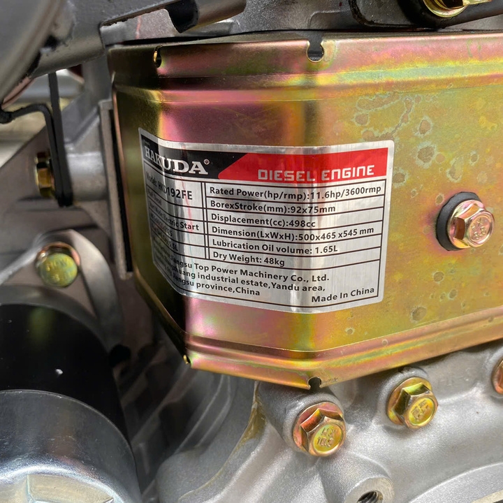 Máy nổ dầu 11.6HP HAKUDA HKD192FE có đề