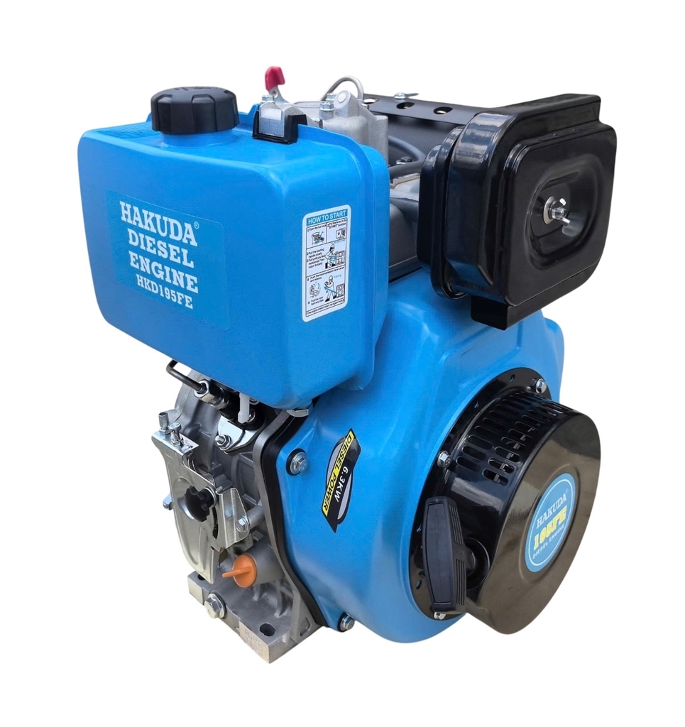 Động cơ dầu Hakuda HKD195FE 15HP có đề