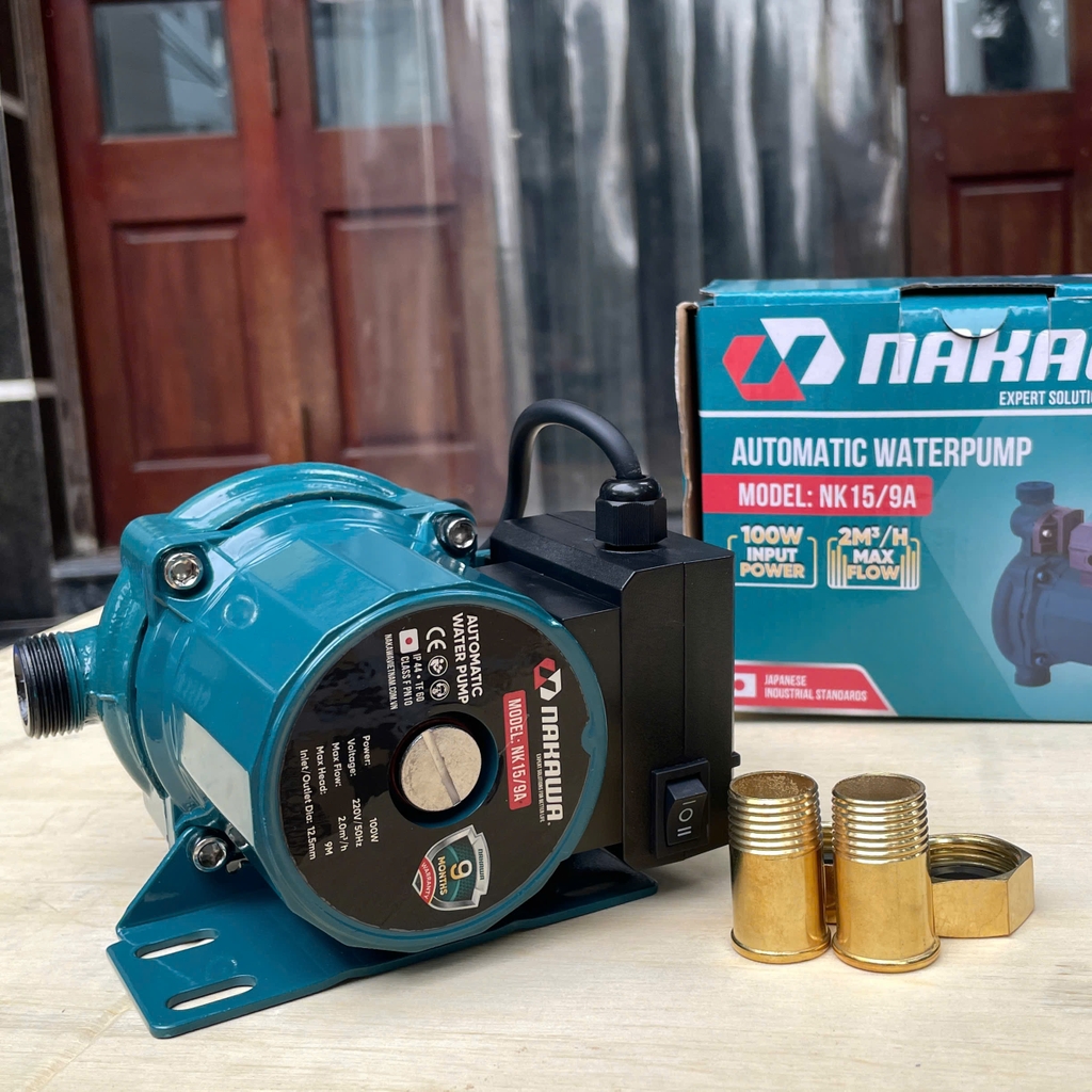 Máy bơm nước tăng áp tự động 100W NAKAWA NK 15-9A
