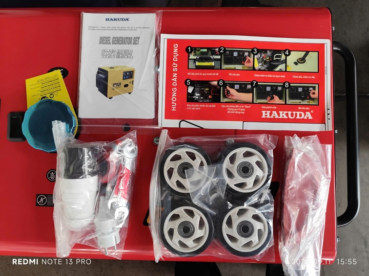 Máy phát điện chạy dầu HAKUDA HKD7000P1 7KW