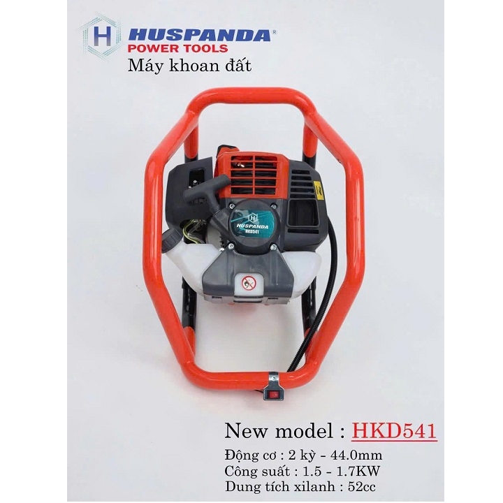Máy Khoan đất HUSPANDA 1.7KW HKD541
