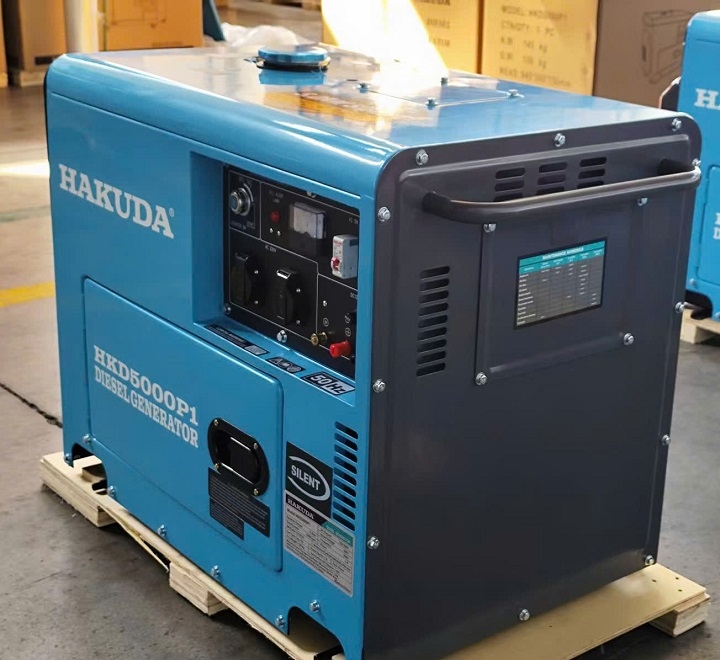 Máy phát điện chạy dầu HAKUDA HKD5000P1 5KW