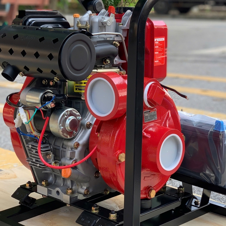 Máy bơm nước 4KW chạy dầu cao áp HAKUDA MBNCA50DGE