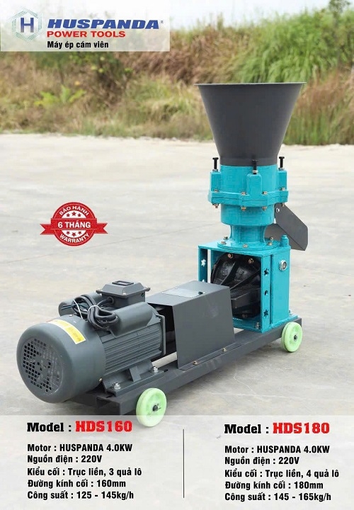 Máy ép cám viên 4KW HUSPANDA HSD180