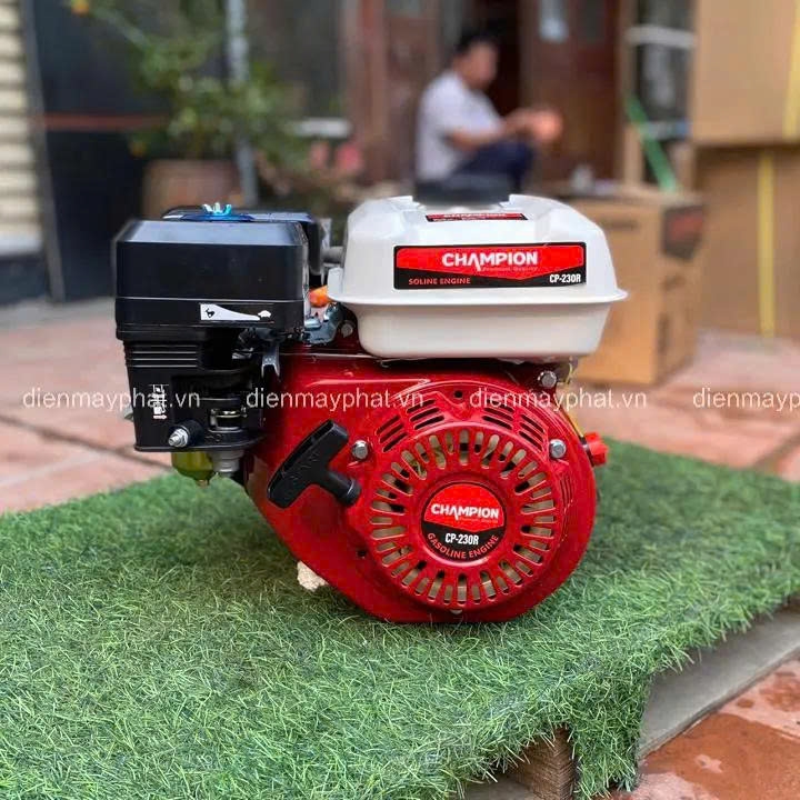Động cơ nổ chạy xăng CHAMPION 7.5HP CP-230R trục lệch