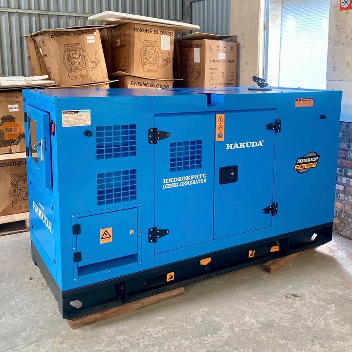 Máy phát điện 20KW công nghiệp HAKUDA HKD20KP3TC