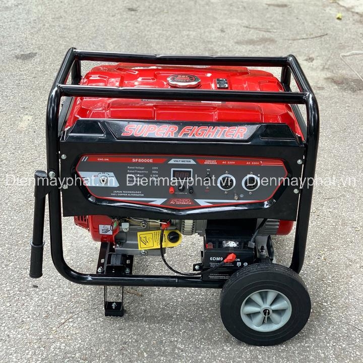 Máy phát điện chạy xăng 6.5KW SUPER FIGHTER SF8000E đề