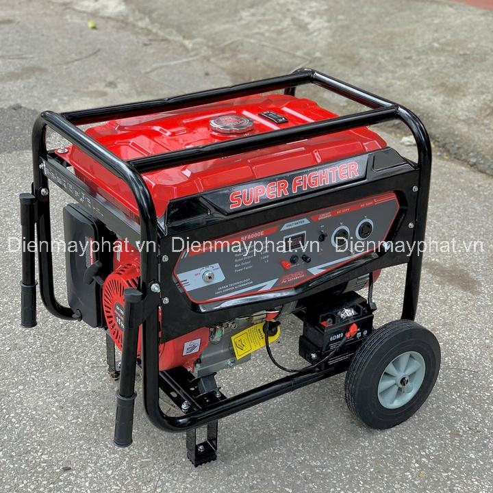 Máy phát điện chạy xăng 6.5KW SUPER FIGHTER SF8000E đề