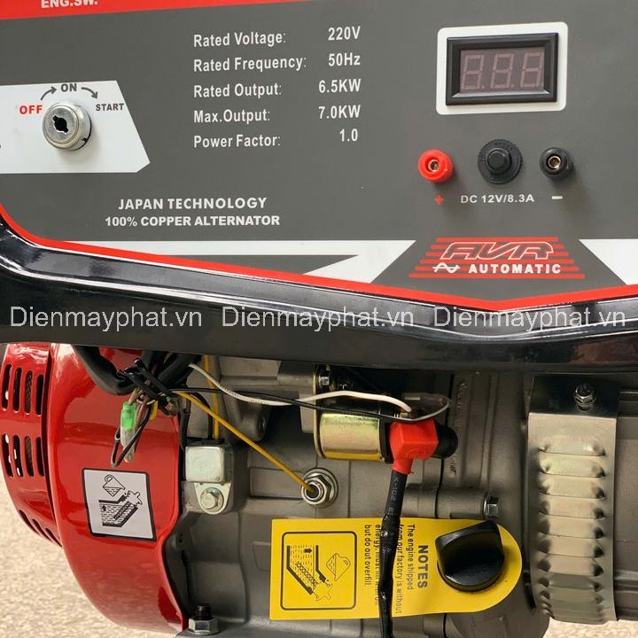 Máy phát điện chạy xăng 6.5KW SUPER FIGHTER SF8000E đề