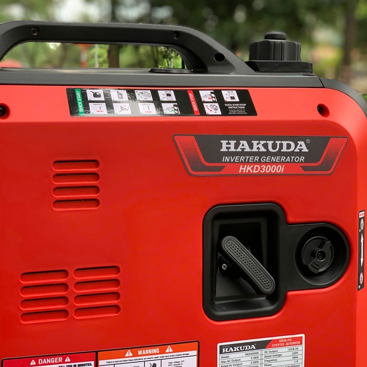 Máy phát điện gia đình chạy xăng 3KW HAKUDA HKD3000i Inverter