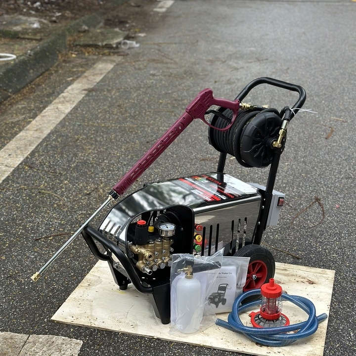 Máy rửa xe công nghiệp 3KW HAKUDA MRXCAHKD3000 rulo cuộn