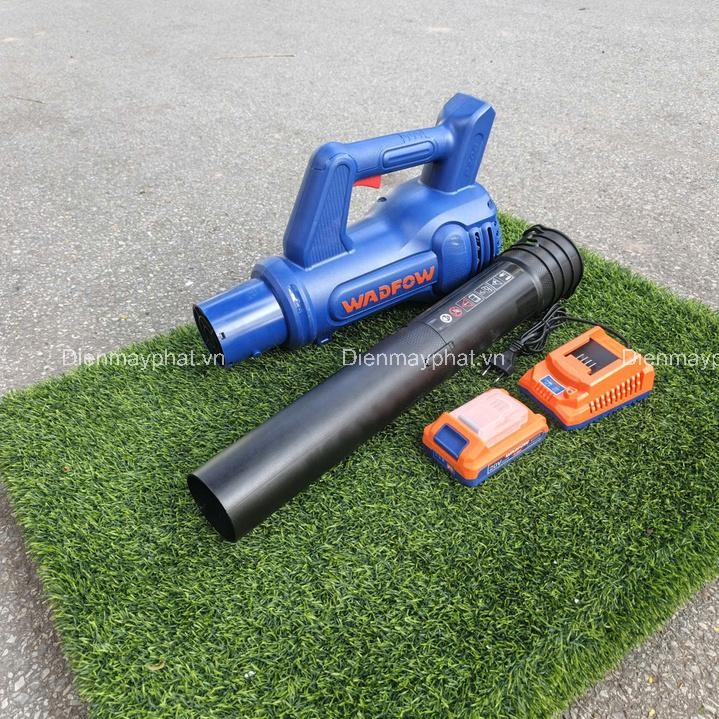 Máy Thổi Lá Dùng Pin 20V Wadfow WBLP521 gồm 1 pin 1.5Ah và 1 sạc