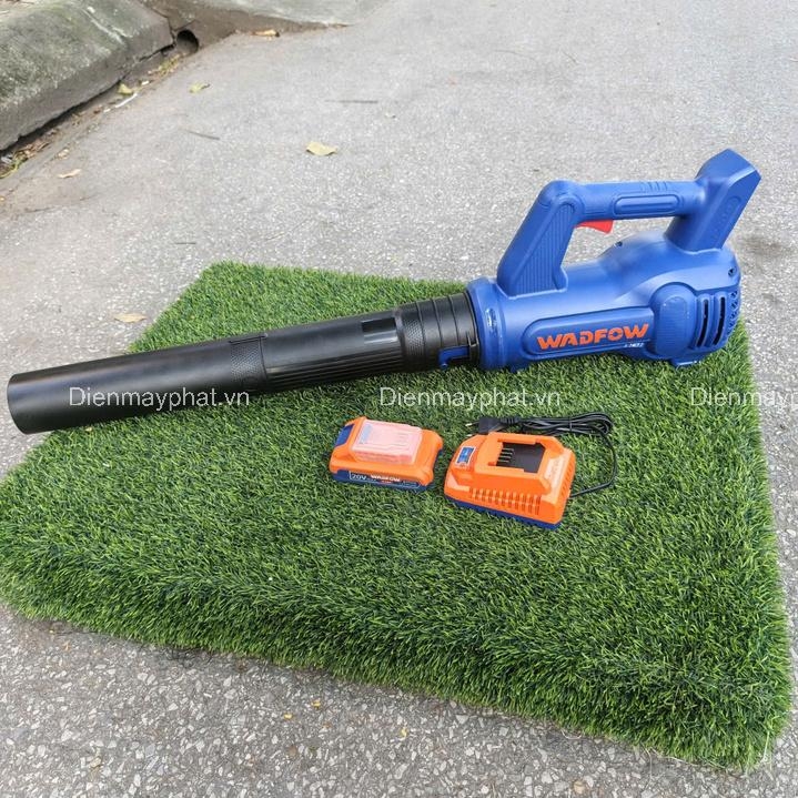 Máy Thổi Lá Dùng Pin 20V Wadfow WBLP521 gồm 1 pin 1.5Ah và 1 sạc
