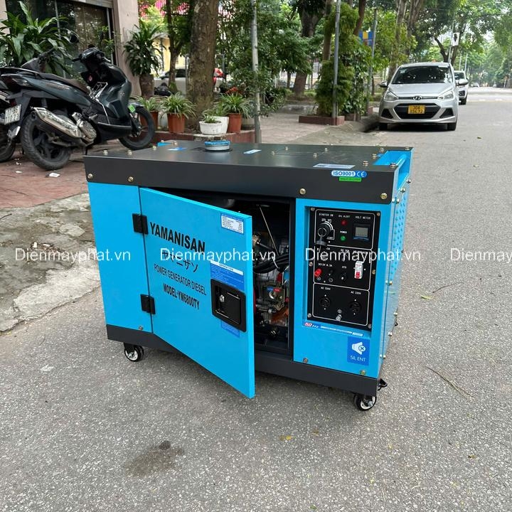 Máy phát điện chạy dầu 5KW cách âm YAMANISAN  YM6800T/Y