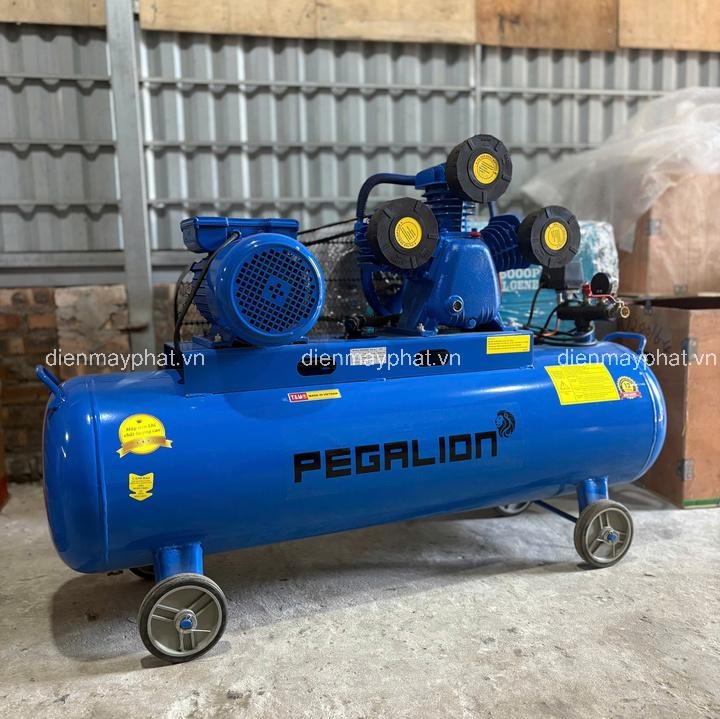 Máy nén khí dây đai PEGALION 500L 10HP TM-W-0.9/8-500L 3 pha