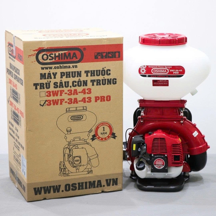 Máy phun sạ phân 2 thì OSHIMA 3WF-3A-43 Pro