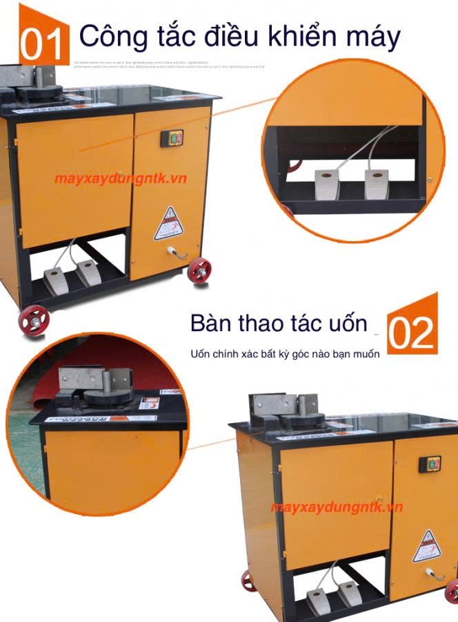Máy Bẻ Đai Sắt Thép 2.2KW GF20 380V