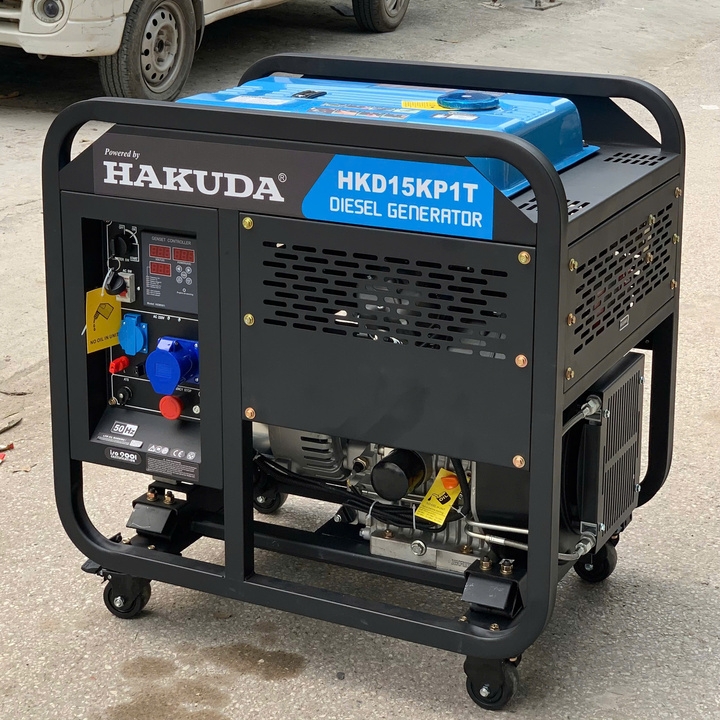 Máy phát điện động cơ diesel 15KW HAKUDA HKD15KP1T