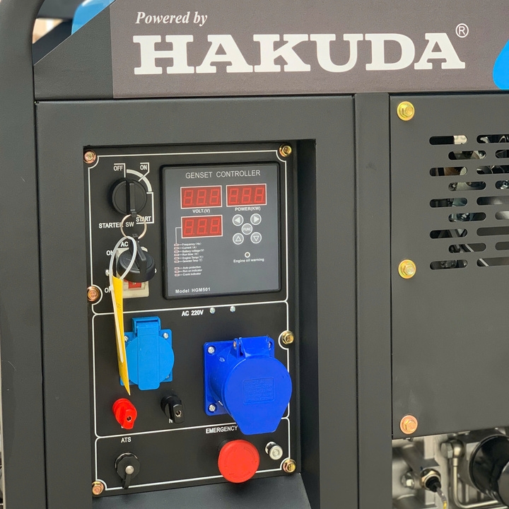 Máy phát điện động cơ diesel 15KW HAKUDA HKD15KP1T