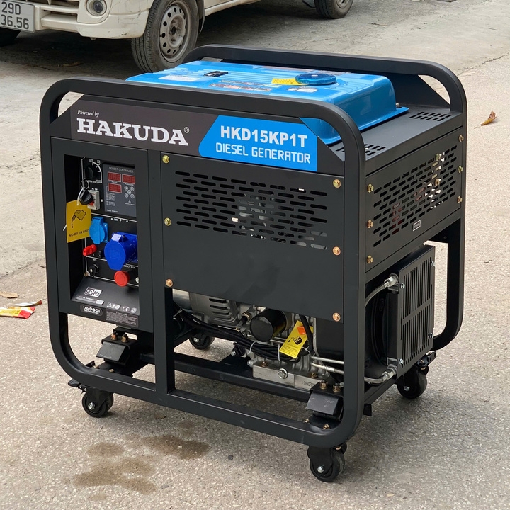 Máy phát điện động cơ diesel 15KW HAKUDA HKD15KP1T
