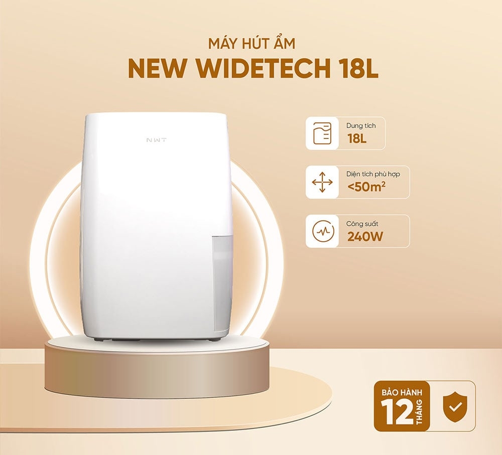 Máy hút ẩm thông minh Xiaomi WIDETECH 18L
