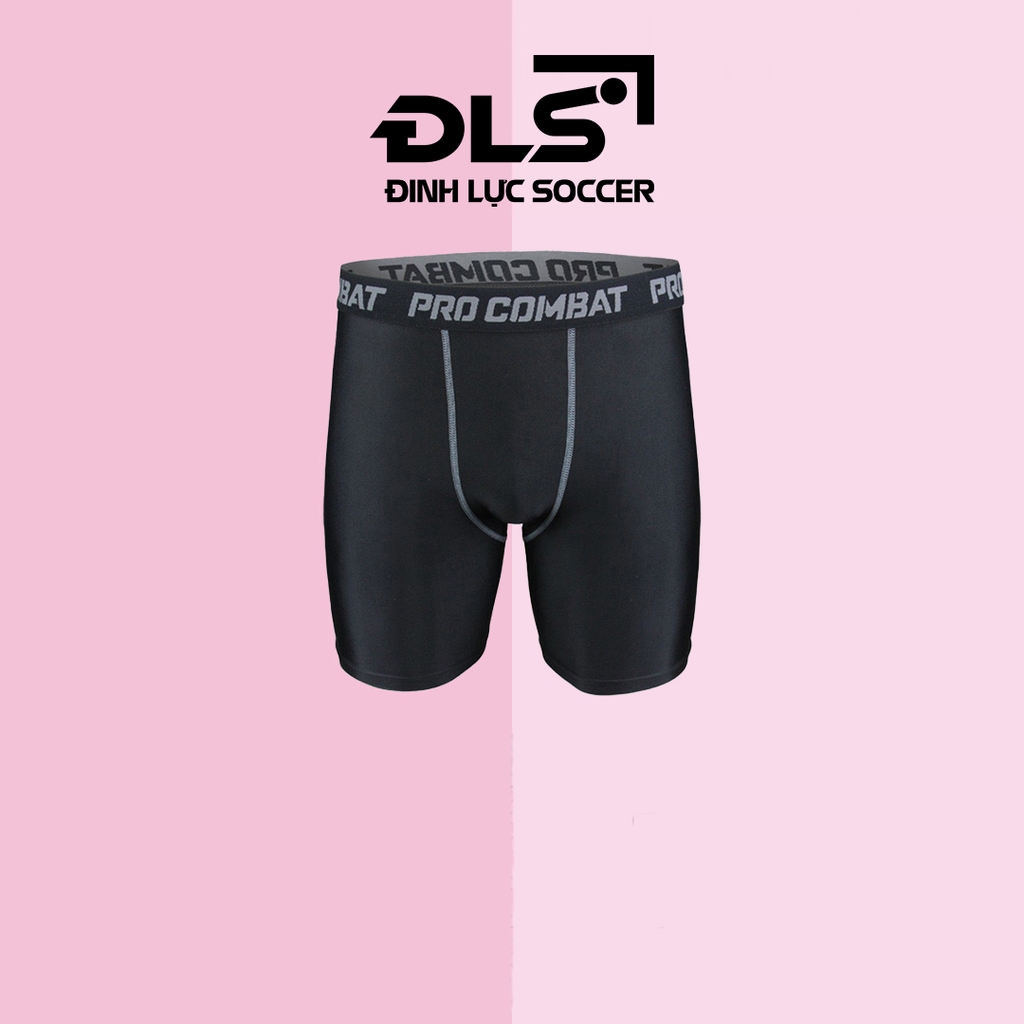 Quần Body Ngắn Pro Combat Đen Loại Đẹp Có