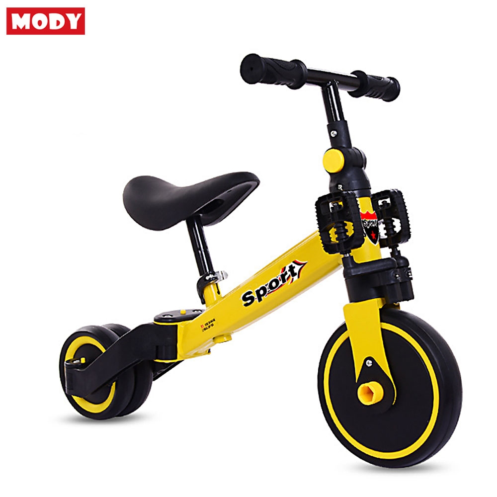 Xe đạp gập gọn thăng bằng cho bé 3 in 1 có bàn đạp Mody M618