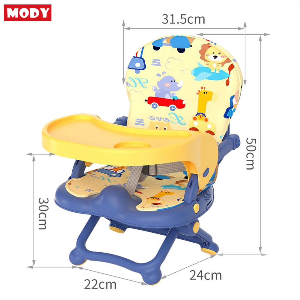 Ghế ăn dặm bằng nhựa gấp gọn đa năng cho bé Mody M31550