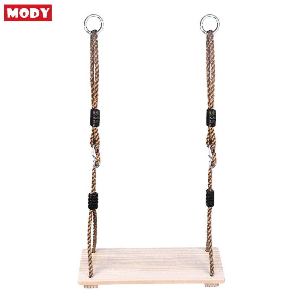 Xích đu gỗ cao cấp cho bé có dây điều chỉnh độ cao Mody M43172