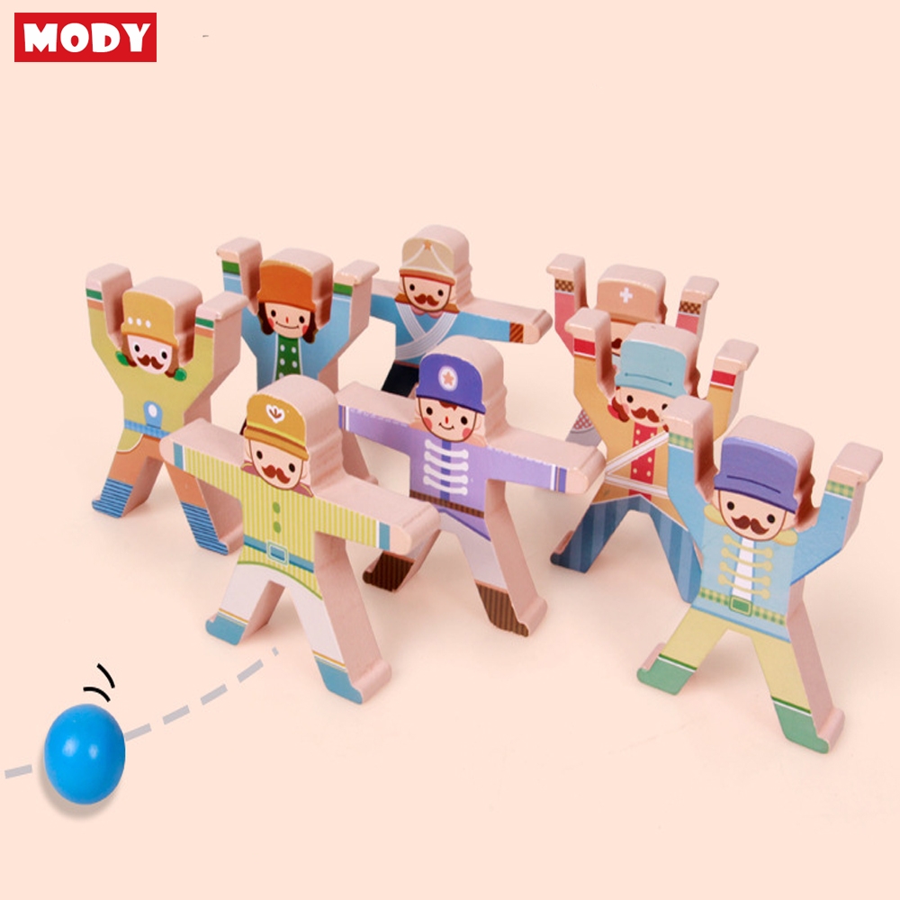 Trò chơi xếp thăng bằng tương tác những anh lính vui vẻ MODY M801222 đồ chơi cho bé rèn luyện sự khéo léo
