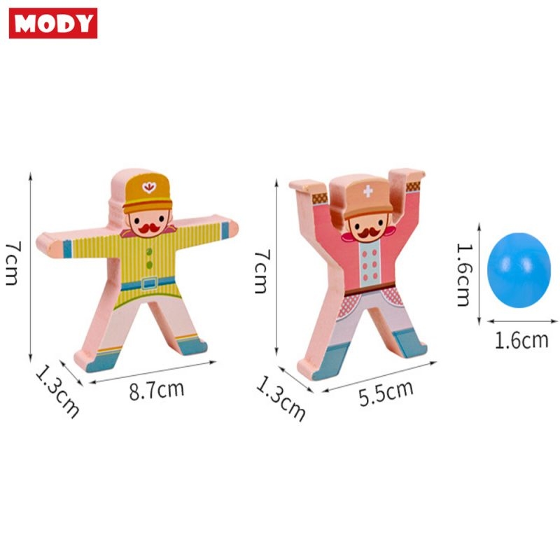Trò chơi xếp thăng bằng tương tác những anh lính vui vẻ MODY M801222 đồ chơi cho bé rèn luyện sự khéo léo