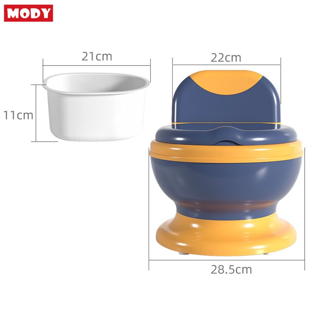 Bô đi vệ sinh cho bé mô phỏng hình bồn cầu bằng nhựa cao cấp Mody M342832