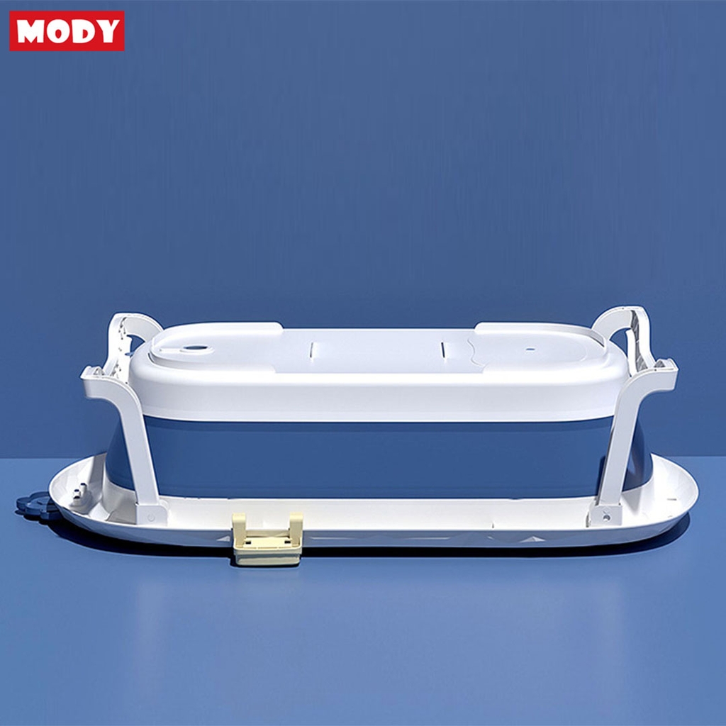 Chậu tắm gấp gọn kèm phao và nhiệt kế đo nhiệt độ nước cho bé Mody M774820