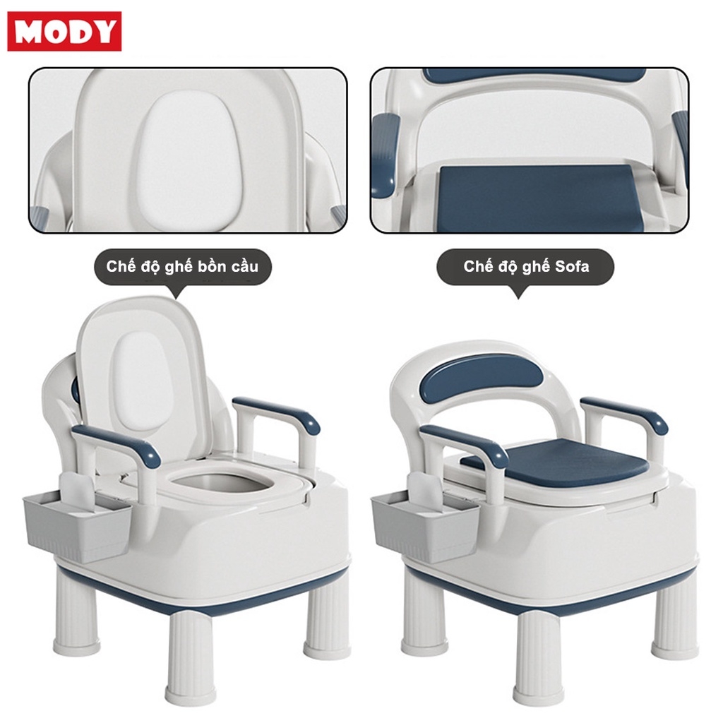 Bồn cầu di động dạng ghế ngồi cho người già, bồn vệ sinh cho bà bầu và người bệnh Mody M32
