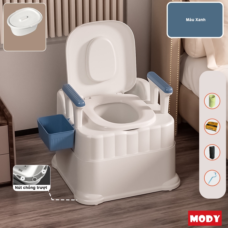 Bồn cầu di động dạng ghế ngồi cho người già, bồn vệ sinh cho bà bầu và người bệnh Mody M32