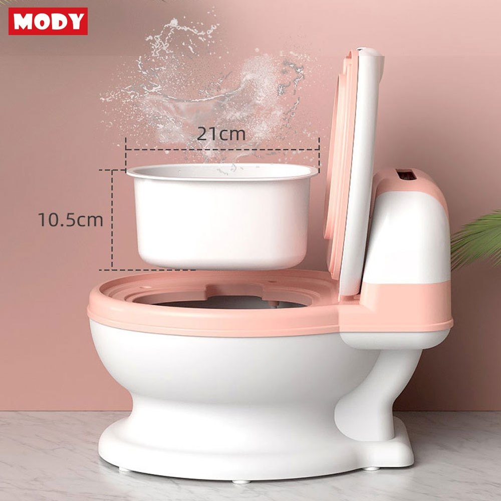 Bô đi vệ sinh cho bé mô phỏng hình bồn cầu bằng nhựa cao cấp Mody M342832