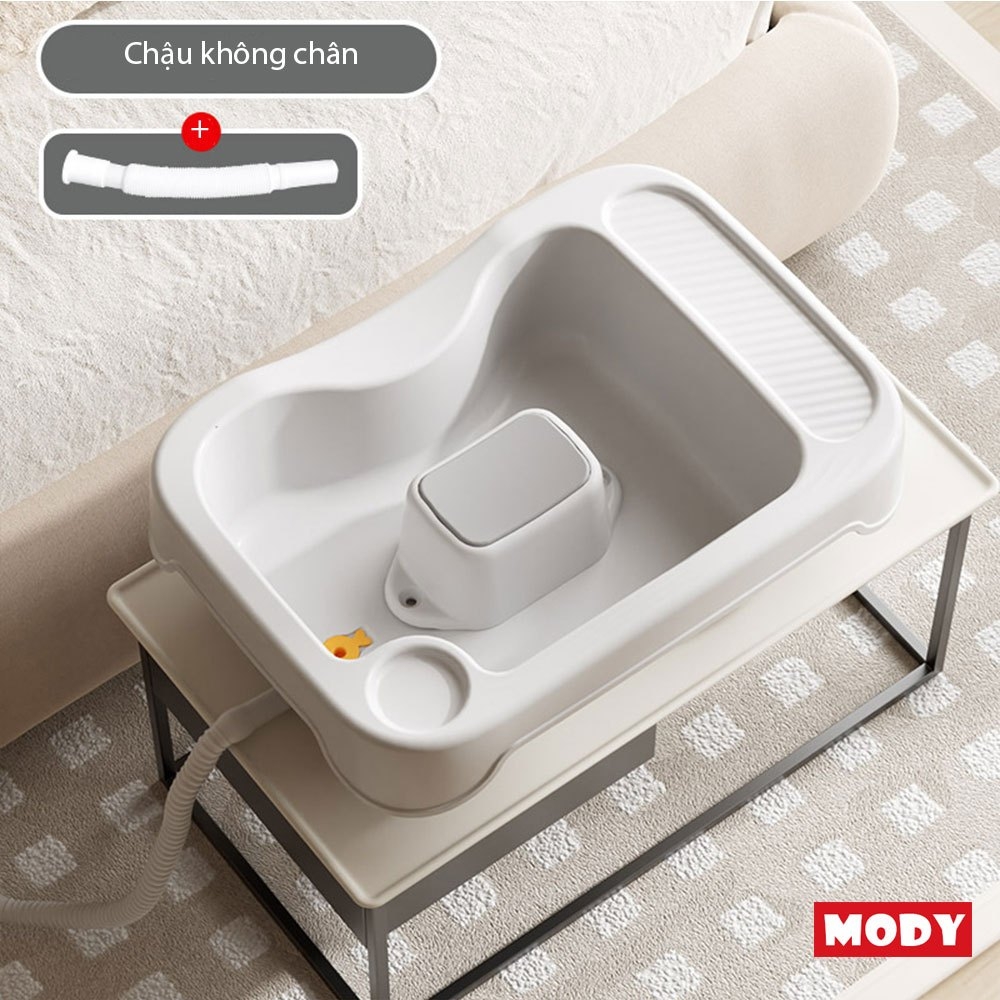 Chậu gội đầu cho người già , bệnh nhân và bà bầu có vòi thoát nước Mody M20