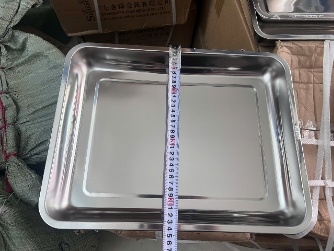 Khay chữ nhật inox 304