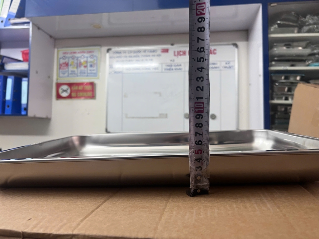 Khay chữ nhật inox 304