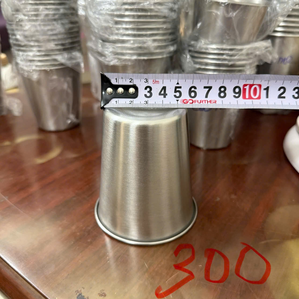 Cốc inox 1 lớp sus 304
