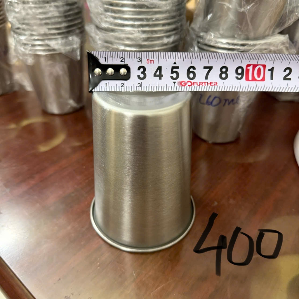 Cốc inox 1 lớp sus 304