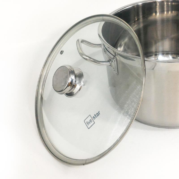 Nồi Inox Fivestar 20cm Nắp kính