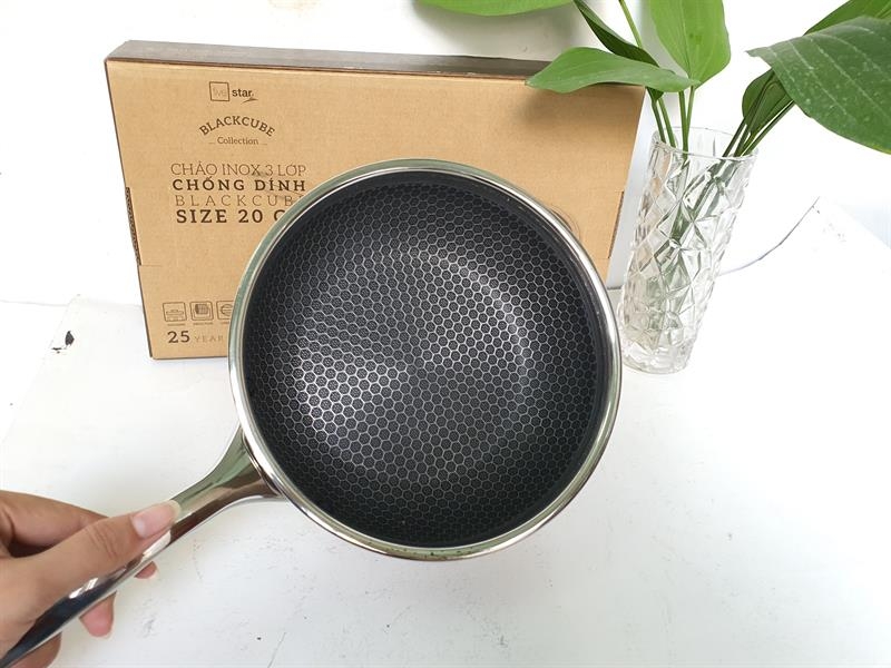 Chảo chống dính sâu lòng Blackcube Fivestar