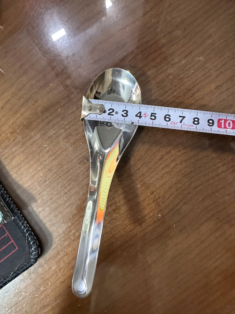 Thìa inox 304 - XQF1002 -144*42mm - 28.5g