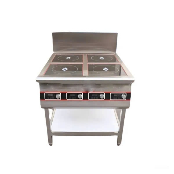 Bếp Âu 4 hộng điện từ chân cao
