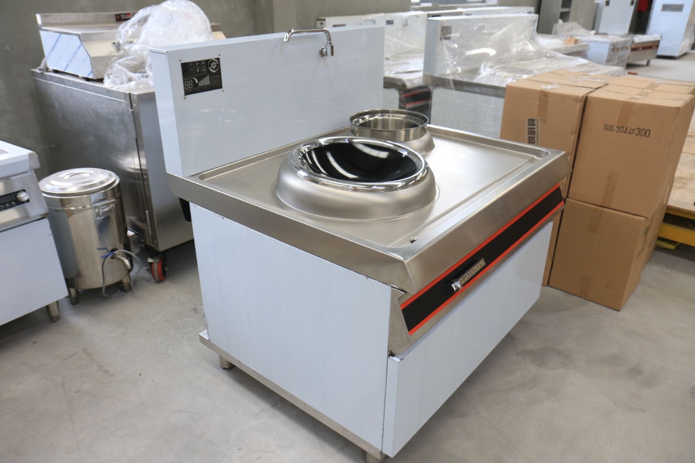 Bếp từ công nghiệp đơn mặt lõm 1 bàu nước