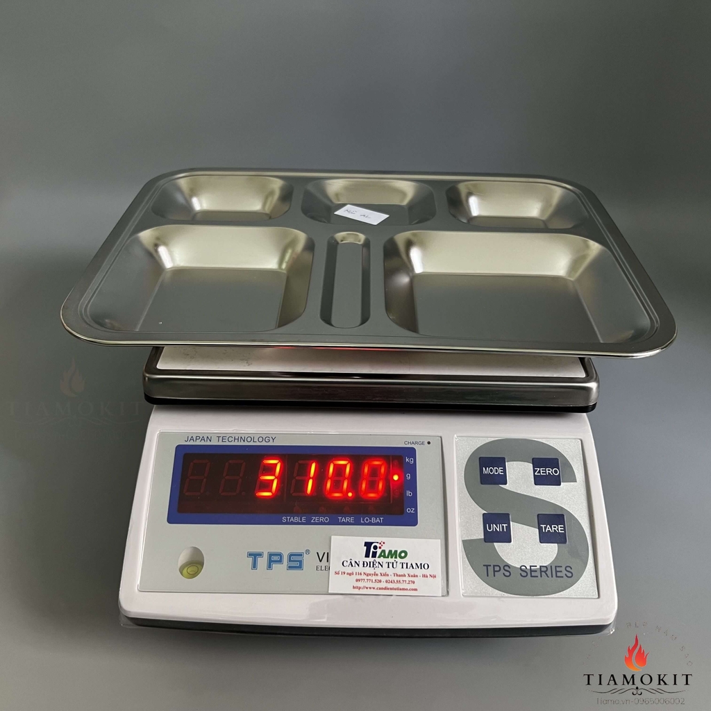 Khay inox chia cơm 6 ngăn Kim Thành Sus 201 ( 6NKT2 )