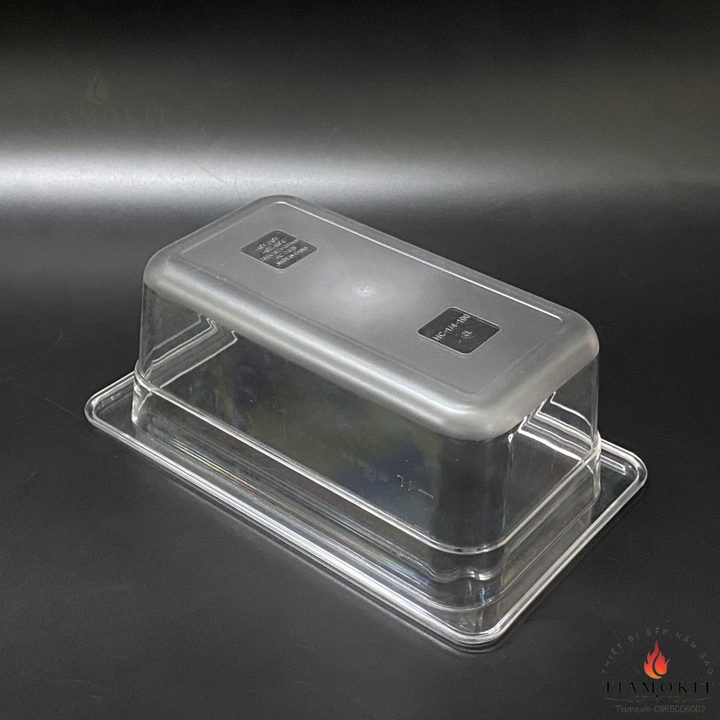 Khay nhựa đựng topping, trà sữa, chè,... PC GN 1/4